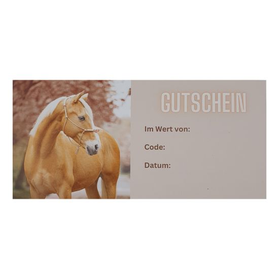 Geschenkgutschein Reiter, Gutschein Pferd, Geschenkgutschein für Reiter