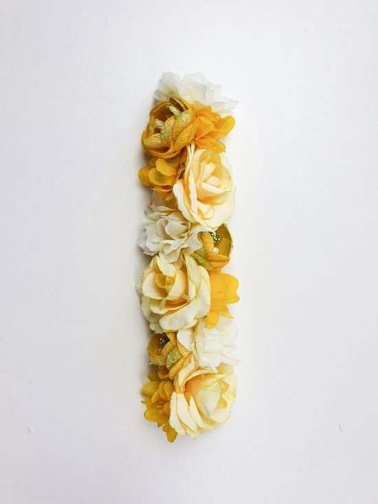 Blütenstück Gelb mit Klett
