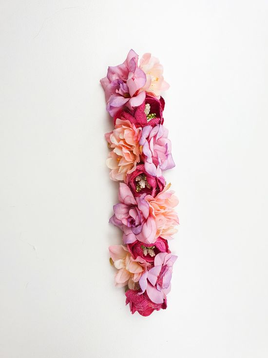 Blütenstück Rosa/Pink mit Klett